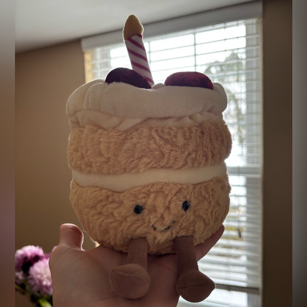 Jellycat birthday cake